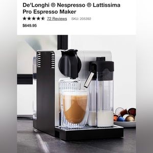 🛑 SOLD on Mercari.  Good condition De’longhi Nespresso expresso machine.